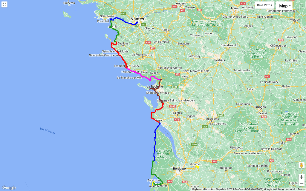 EuroVelo 1 Nantes to Bordeaux Oct.&nbsp;2017B